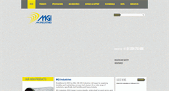 Desktop Screenshot of mg-ind.com